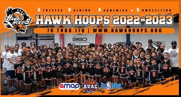 hawk hoops program banner